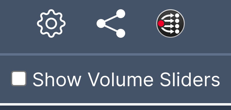 Show Volume Slider